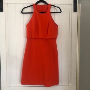 KAREN MILLEN DOUBLE LAYER A-LINE DRESS